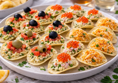 Три классные закуски на чипсах: готовятся вмиг и подходят ко всем напиткам