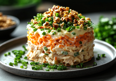 Один салат, и все сыты: «Харчо» с говядиной, рисом и грецкими орехами. Горячий, пряный и абсолютный хит