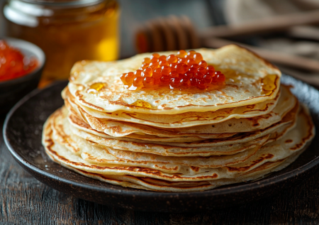 Заварные блины на кипятке: тонкие, кружевные и нежные. Секрет идеального теста к Масленице. Улетают мгновенно