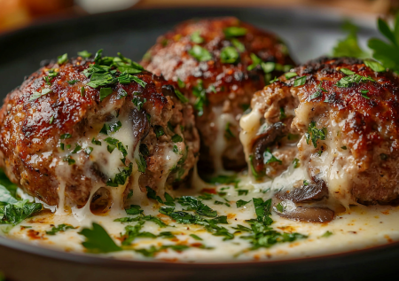 Забудьте про котлеты! Готовлю колобки-сюрпризы с сыром и грибами. Разрезаешь — и начинка течет. Вкус — бомба!