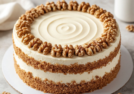 Не медовик, а медовое чудо: коржи на сметане и грецкий орех. Торт «Старая Москва» — ностальгия в каждом кусочке