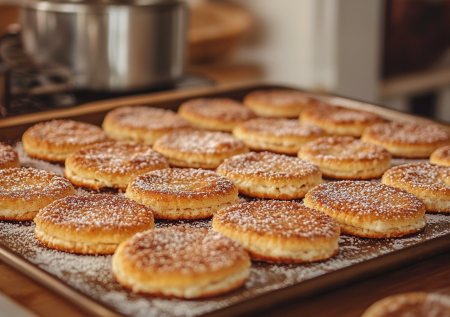 Мягкое печенье из пачки творога: гора нежных облачков с хрустящей сахарно-коричной корочкой