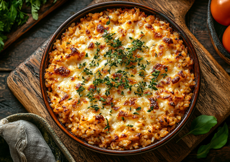 Вместо картошки беру рис — эта запеканка покорила семью: сытная вкуснятина с сыром за 30 минут