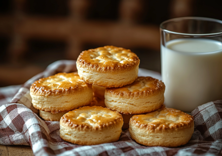 Молочный коржик, как в детстве: тот самый вкус из школьной столовой. Готовлю за 15 минут — и ностальгия одолевает