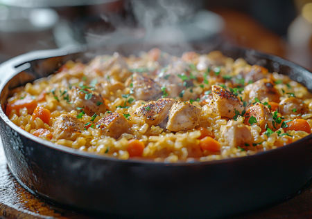 Беру курицу, рис — и вкусный обед или ужин через полчаса на столе: дежурный рецепт, всегда выручает