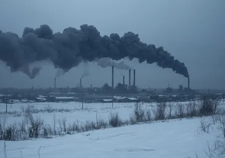 В Кривом Роге зафиксирован выброс на коксохимическом заводе