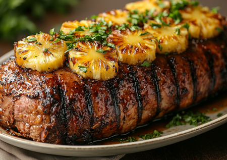 Мясо не тушу и не мариную, готовлю в рукаве с ананасами: запекается до нежности, а дел на 5 минут