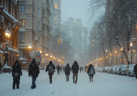 Погода в Москве в пятницу, 9 января: ждать ли сильной метели и мороз