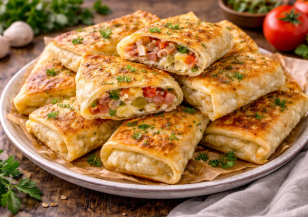 Гора пирожков из лаваша за 15 минут: все без ума от них из-за начинки