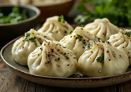 Россиянка чуть не проглотила стекло, находившееся в хинкали из ресторана