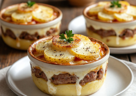 Мини-шедевр для буднего дня: мясо по-французски в порционных горшочках. Греет душу и съедается мгновенно