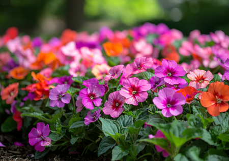 Даже в тенистых уголках сада или у северной стороны дома вырастет плотный ковер с этим цветком