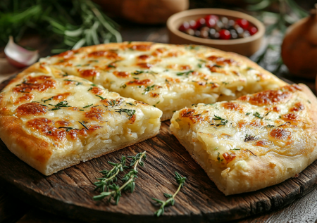 Ленивый хачапури или сырная лепешка — называйте как хотите: рецепт прост, вкус — полный отпад