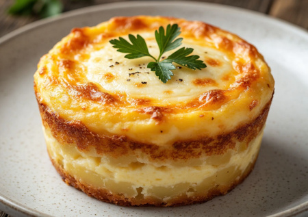 Готовлю не котлеты, а воздушное картофельное суфле с сыром. Запекаю в духовке — покоряет нежностью