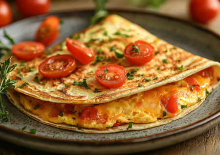 Сытное утро без хлопот: тортилья с яйцом и сыром — заменяет и яичницу, и бутерброд