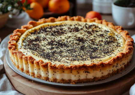Нежнейший творожно-маковый пирог: для уютного чаепития — с этим рецептом справится каждый