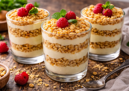 Обжарьте муку на сковороде: пирожные «Крошка» в стакане — чумовой десерт за 15 минут