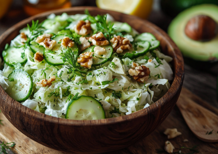 Простой салат с пекинской капустой и заправкой на яичных желтках: к обеду или ужину