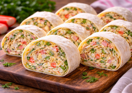 Проще не сыскать, но ее обожают: закуска из крабовых палочек и лаваша — вкусняшка за 10 минут