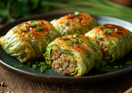 Лень готовить? Самое время для голубцов с пекинской капустой: листья легко крутятся в рулеты