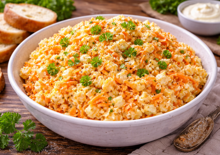 Закуска «Советский люкс»: вкуснятина из сырков и моркови, которую сметают за 5 минут