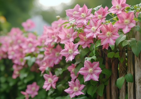 Посадите этот цветок — и ваш забор превратится в вертикальную цветущую клумбу