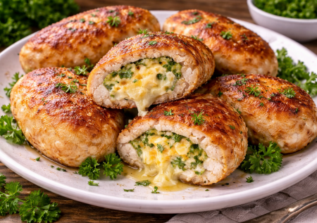 Куриные зразы с яйцом и сыром: разрезаешь — и сыр тянется. Очень вкусные и простые