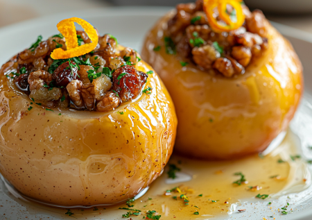 Яблоко, горсть орехов и ложка меда — готовлю волшебный десерт без муки и сахара. Пахнет детством