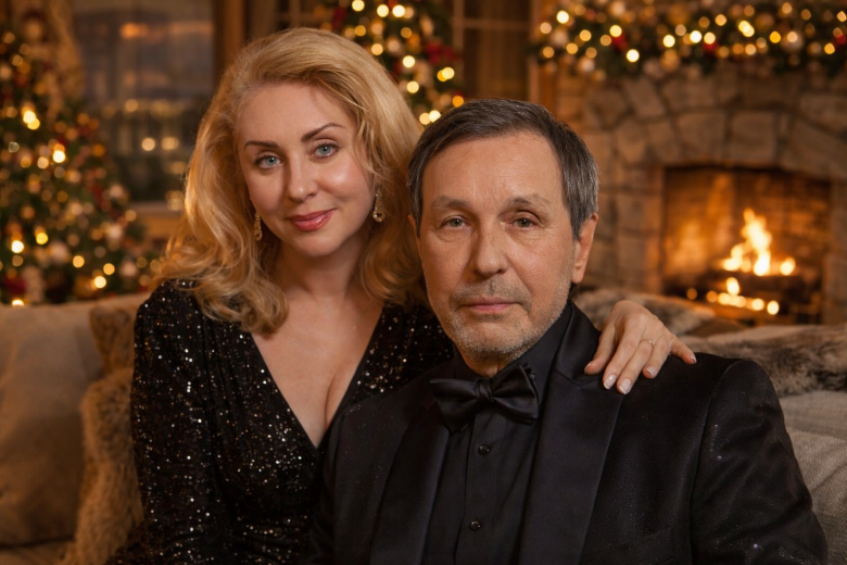 Николай Носков с супругой Мариной в представлении ИИ