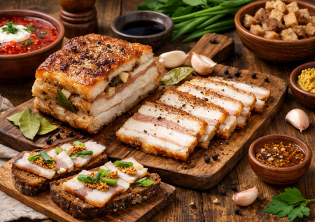 Колбаса теперь вообще не то: пеку килограмм сала — на бутерброд, на хлеб с супом и борщом