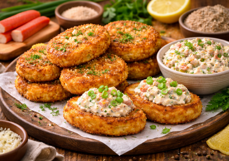 Картофельные котлеты и крабовый соус: тот случай, когда бюджетные продукты победят любой деликатес — это так вкусно, что надо пробовать