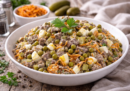 Куриную печенку приучила есть всю семью: готовлю простой салат — сочетание ингредиентов просто огонь