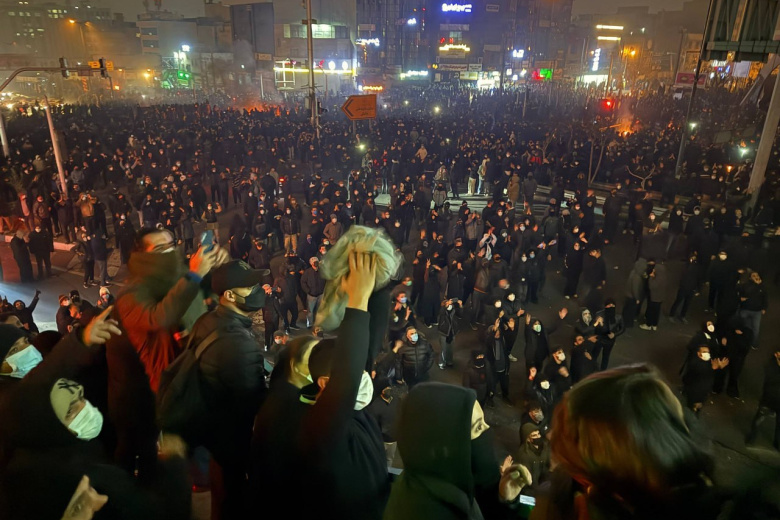 Тегеран, Иран: иранские протестующие