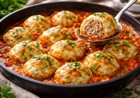 Ленивые пельмени для самых занятых: без лепки и возни, а сочнее классических из-за подливы