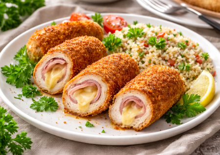 Из куриной грудки за 15 минут: рулетики «Кордон Блю» и вы забудете о надоевших котлетах