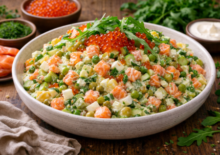 Итальянский телеведущий удивился оливье в тазах на Новый год в России