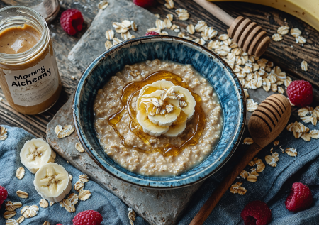 Овсянка, которую съедят до последней ложки: ароматный завтрак с арахисовой пастой за 20 минут!