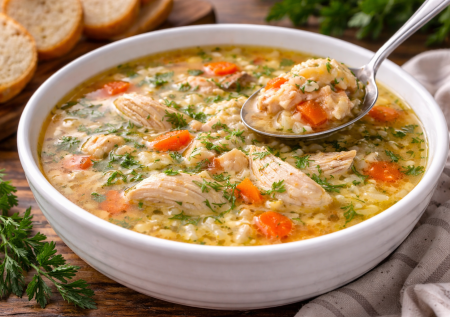 Мировой супчик из риса и курицы: вкусный и простой — все просят добавки