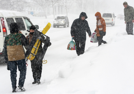 Сотрудники МЧС вызволили врача из снежной ловушки