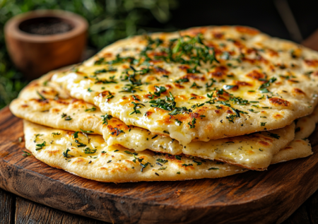 Четыре картошки и ложка муки: тонкие лепешки с сыром и зеленью. Хрустящие, ароматные — и готовы за 15 минут