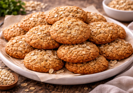 Раньше овсянка стояла, теперь улетает пачками: овсяное печенье за 7 минут