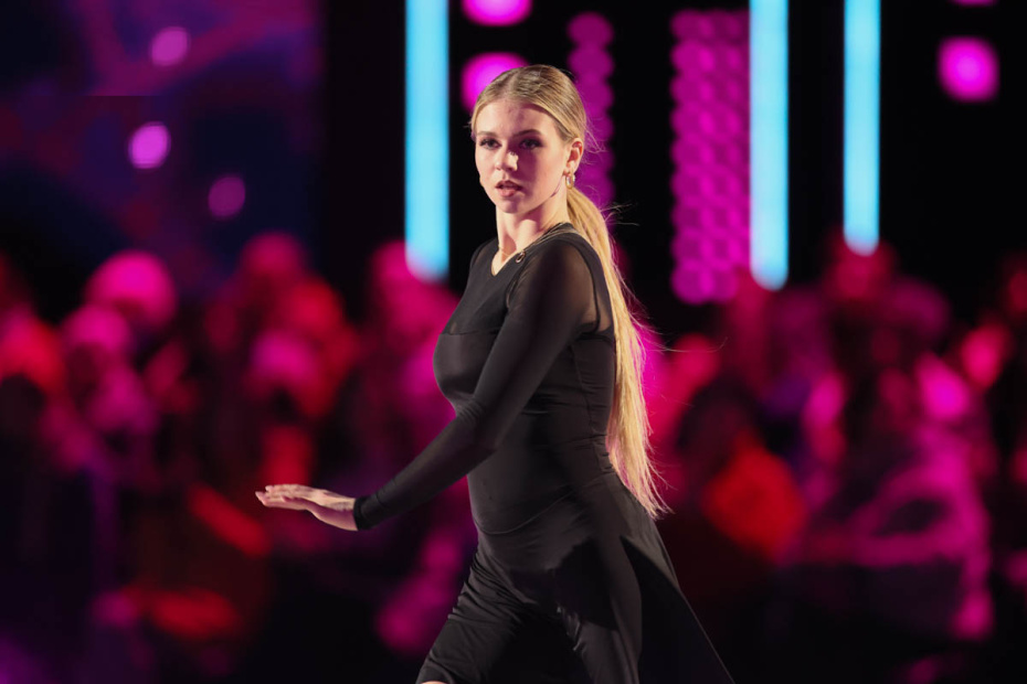 Александра Трусова на съемках нового сезона шоу «Ледниковый период»