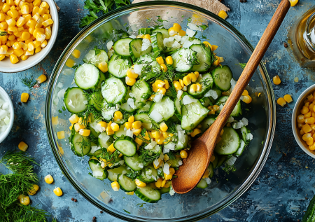 Открываю банку кукурузы — мой салат для сочельника готов за минуты!