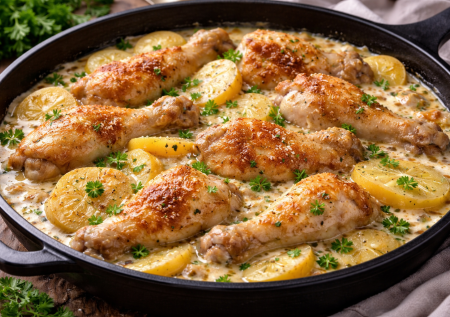 Картошку теперь не тушу: делаю картофщипс с курицей — вкуснятина в соусе по-адыгейски