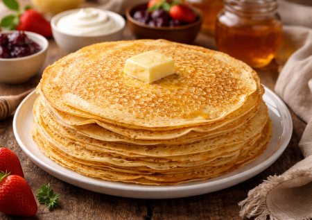 Масленица не за горами: бархатные блины — не рвутся и не пригорают: не потеряйте рецепт