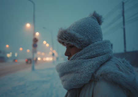 Россиянка прошла 100 тыс. шагов в условиях адского мороза