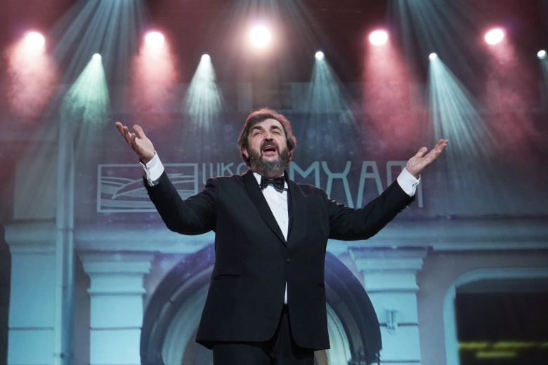 Игорь Золотовицкий на мероприятии, посвященном 75-летию Школы-студии МХАТ