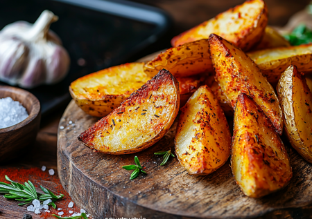 Картошка по-деревенски с паприкой — мой любимый гарнир к курице гриль
