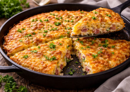 Картофельная лепешка вместо драников — одна на всю сковородку: простой рецепт вкуснятины без мороки