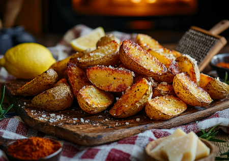 Запекаем картошку по-деревенски с пармезаном: секреты золотистой корочки